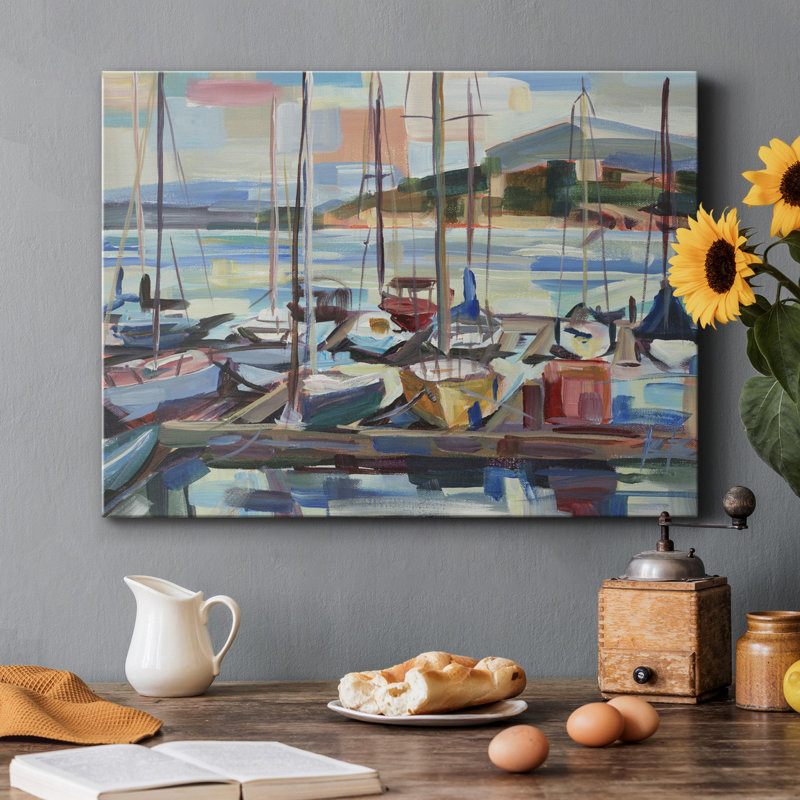 Leschi Evening-Gallery Wrapped Canvas, 8" H x 12" W