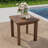 Outdoor Solid Wood Patio Side Table