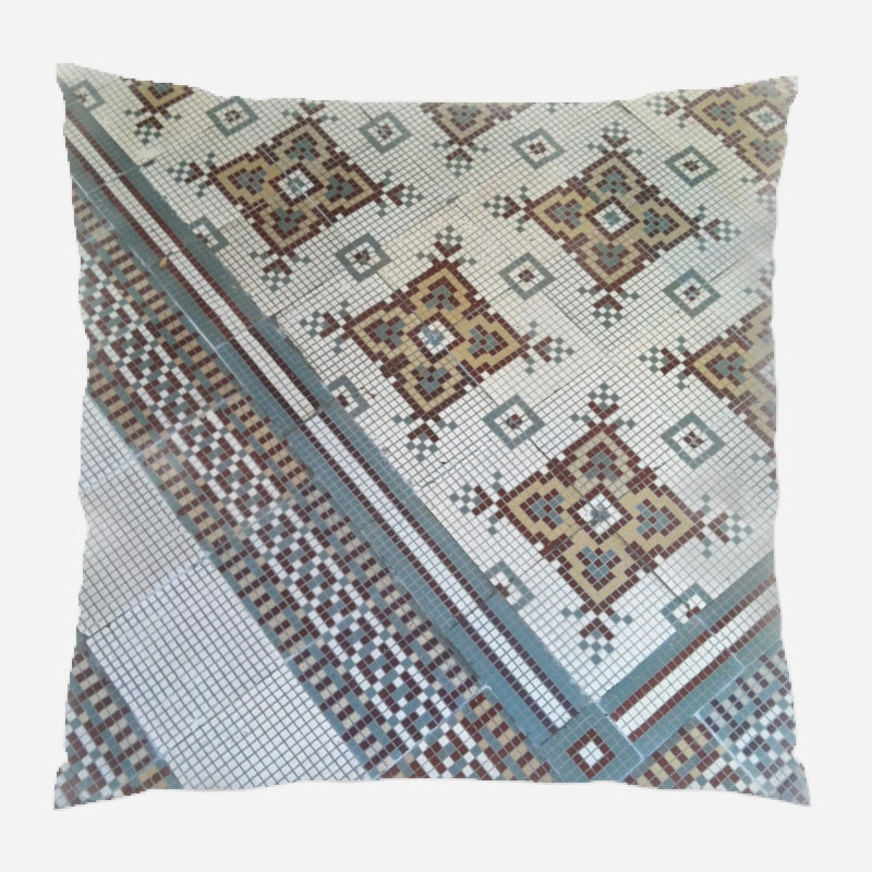 Coussin mosaïque