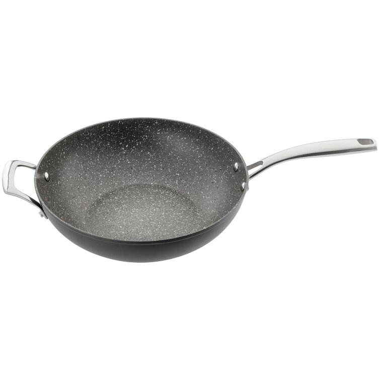 Wok Stir Fry Pan with Lid, Nonstick Woks Pan 12 Inch, 100% PFOA