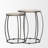 Wyle Solid Wood Top Nesting Tables