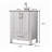 24" Modern Free-Standing Single Bathroom Vanity With Ceramic Top-275932247