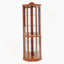 Vitrine d'angle vitrée avec vitrine d'angle-720384493