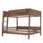 Queen Over Queen Solid Wood Bunk Bed with Shelves-1752525008-1752525009