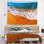 Tapisserie «Beach Seashore Summer White Waves»-28508583