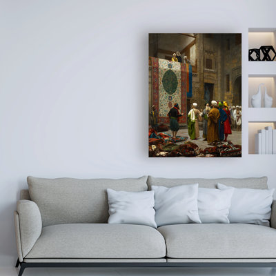 The Carpet Merchant by Gerome  Painting Print on Canvas