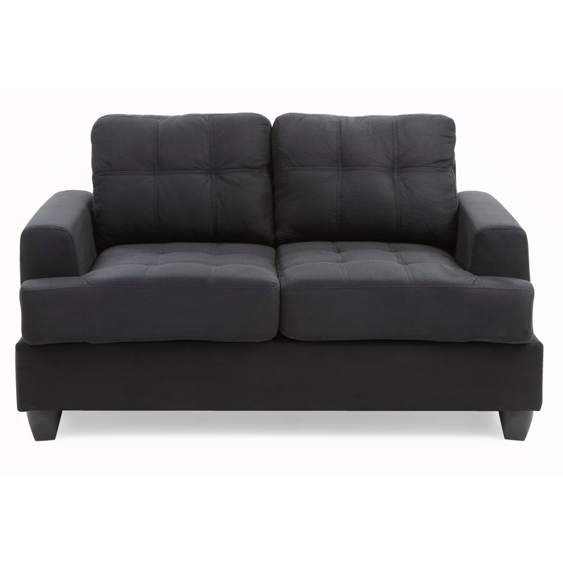 Causeuse Cozy, Noir