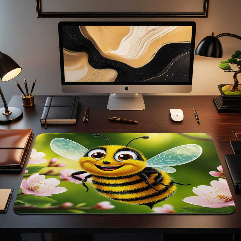 Polyester Desk Pad, 31.5x15.5