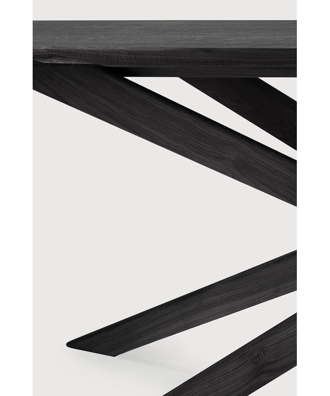Mikado Solid Oak Dining Table, 54.3" W x 105.1" L