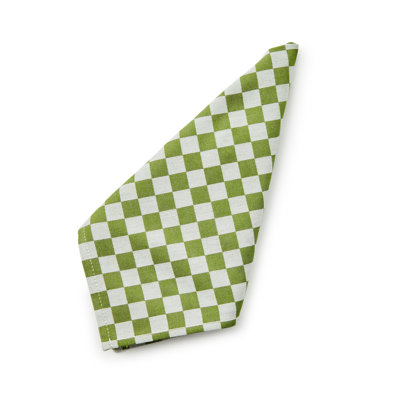 Flax Check Napkin, Set Of 4