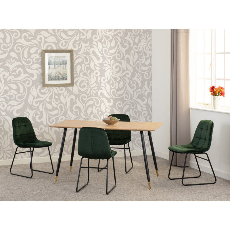 Aathyn 4 - Person Dining Set, Green