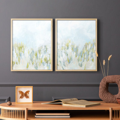 Sea Grasses I-Premium Framed Print -Ready to Hang - No Nails Required - No Nails Required