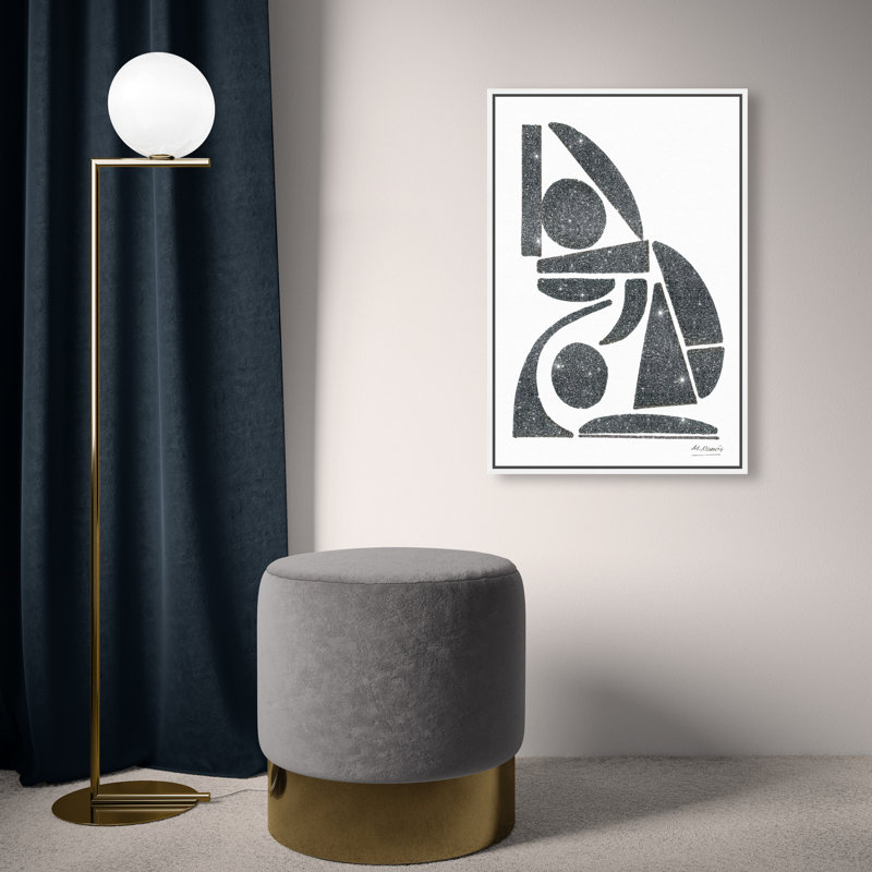 Manuel Roman - Abstracto Print by Oliver Gal, 55"H x 37"W, White Floater Frame