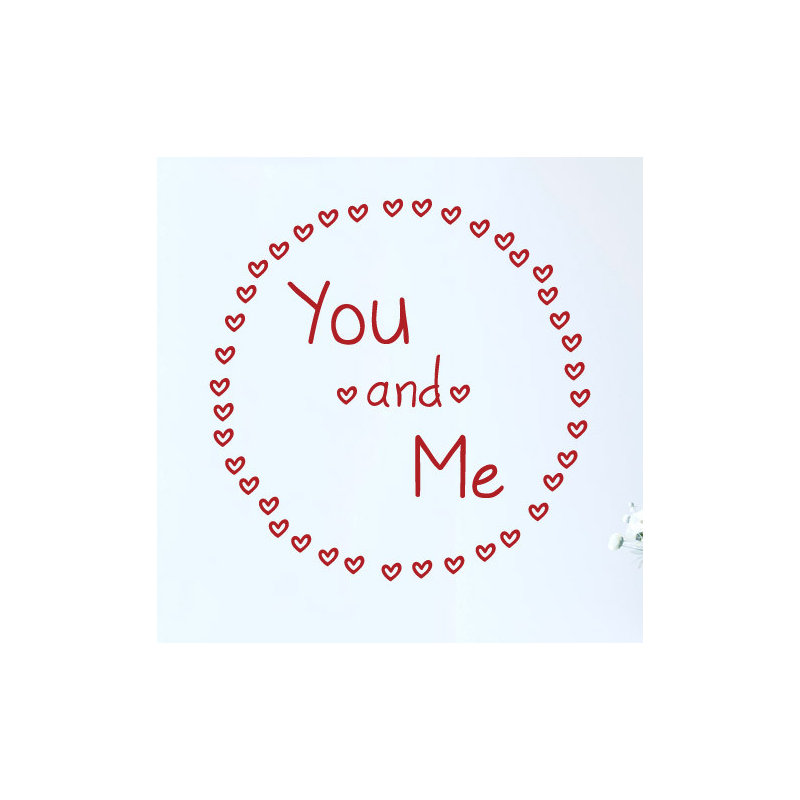 Wall Decal, Dark Red