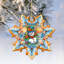 Snowman Snowflake Wooden Ornaments By G. Debrekht