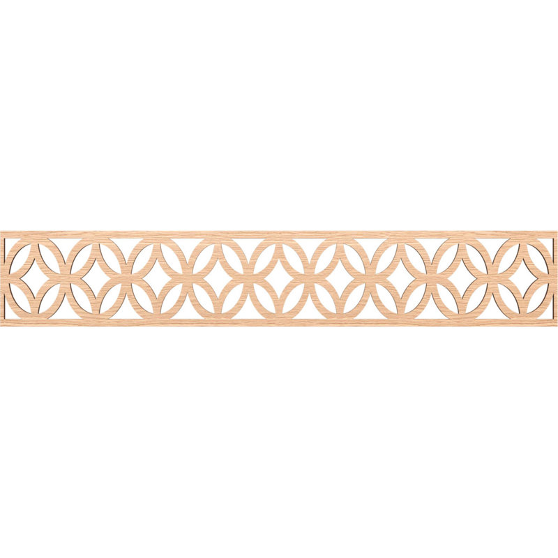 Moulure Crosby, H 8 po x l 46,625 po x P 0,25 po, Chêne rouge