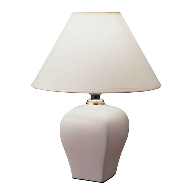 Lampe de table Minimalist Magenta, Blanc cassé