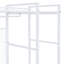  Open-Style Wardrobe with Hanging Rails, Shelves, Drawers, and Modern Bedroom Storage Solution, White
