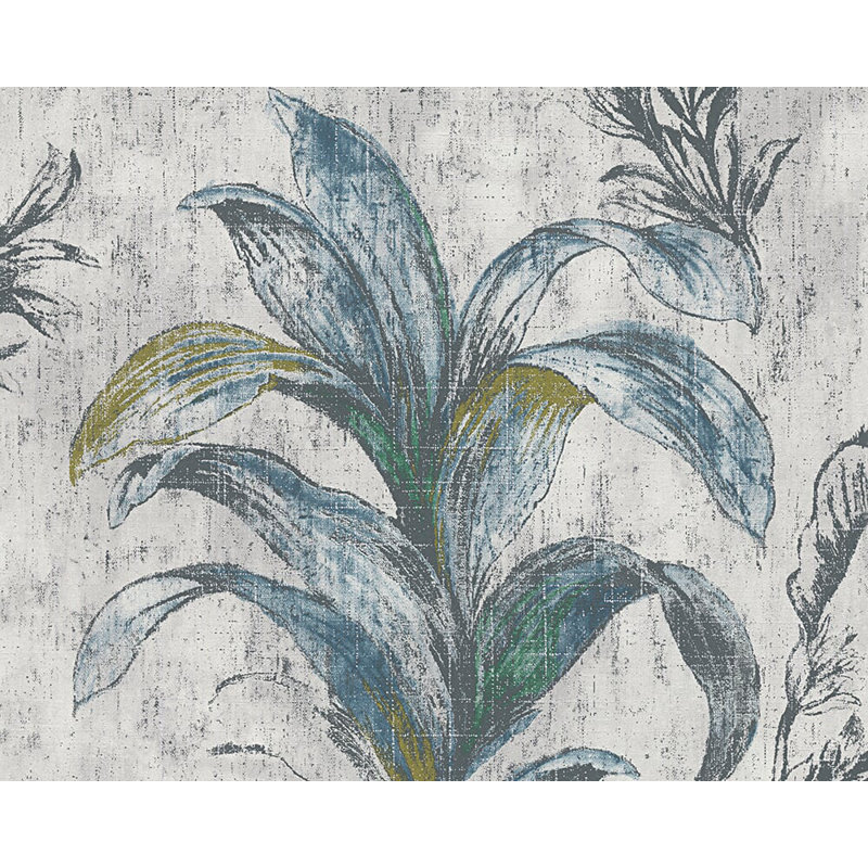 Rouleau de papier peint Baffin Urban, Beige / vert foncé