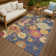 Machine Washable Indoor/Outdoor Matteson ACN2293 Floral Rug