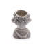 Pot de fleurs décoratif à tête sculpturale avec trou de drainage Pearse