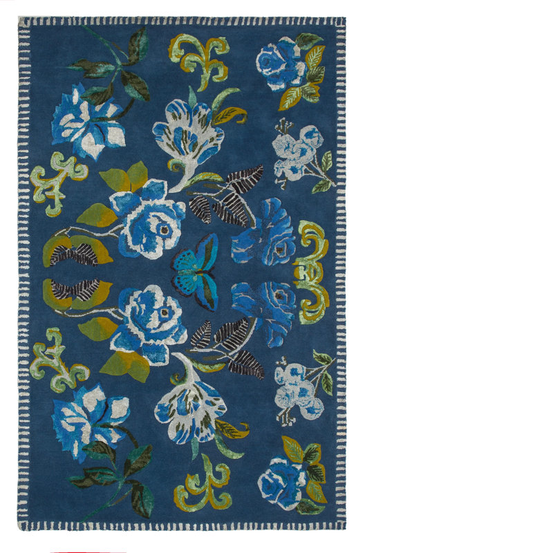 Eleonora Cobalt Rug, Rectangle 8'2" x 11'6"