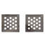 Fire Sense Yakatori Internal Grates Charcoal Chrome Cooking Grill Japanese Table - Large - Tan