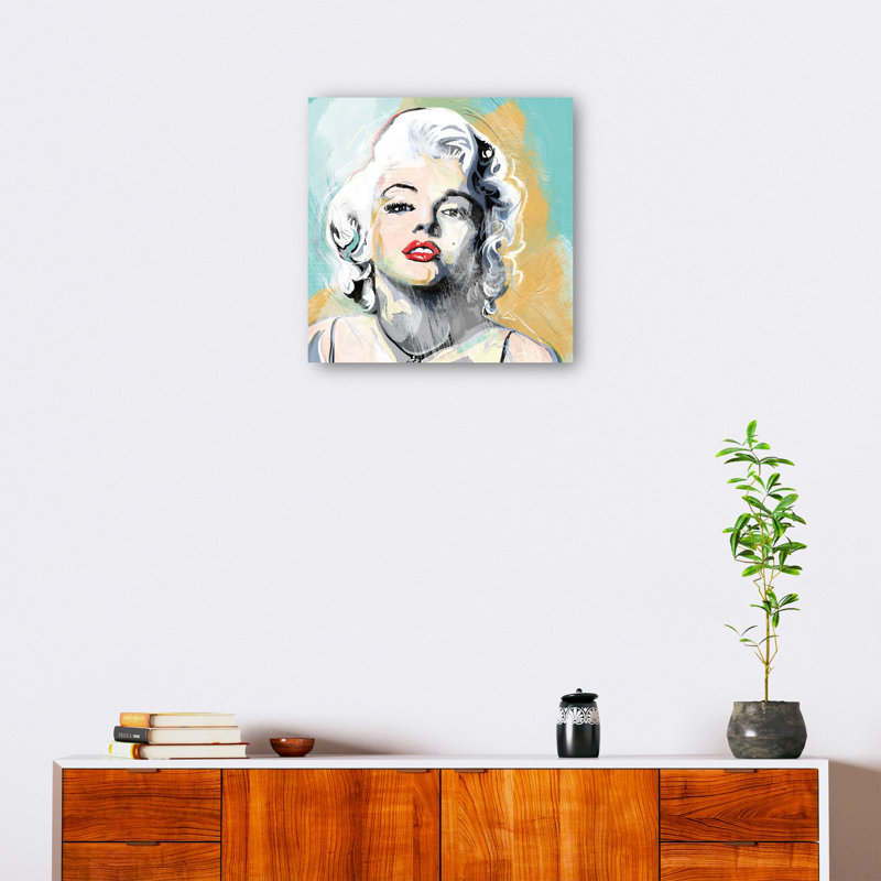 Marilyn Portrait I 20x20 Canvas Art Print