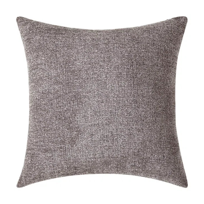 Housses de coussin en chenille (housse seulement), Café