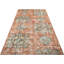 Tapis de couloir unique en laine noué à la main de style galerie des années 1960 de 7 pi 10 po x 16 pi 7 po en rouge / bleu foncé Gallery