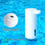 Distributeur de savon automatique sans contact, modes automatique et manuel (blanc)