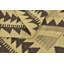 Tapis zone en laine crème/brune 2 pi 8 po x 4 pi one-of-kind noué la Lorain