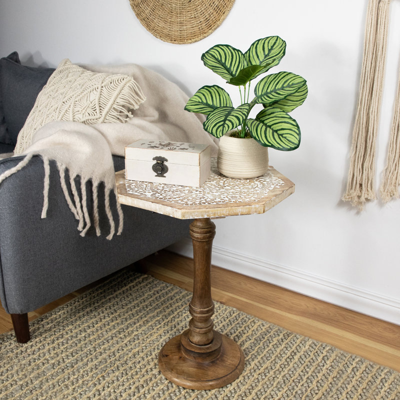 Solid Wood End Table