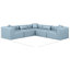 Canapé modulaire en similicuir 5 pièces Houswerth-94884296