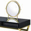 Coiffeuse Coleen avec miroir et plateau à bijoux (tabouret non inclus)