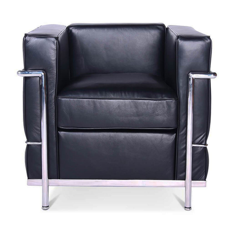 Fauteuil Petit Modele noir grain