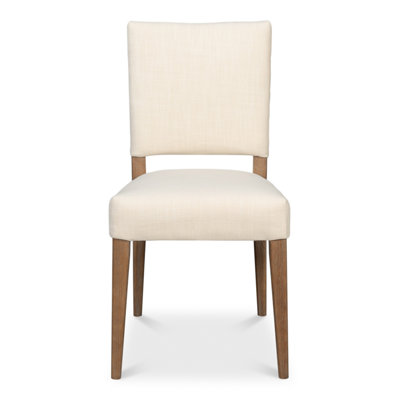 Bauhaus Polyester Upholstered Back Side Chair Dining Chair by Sarreid Ltd
