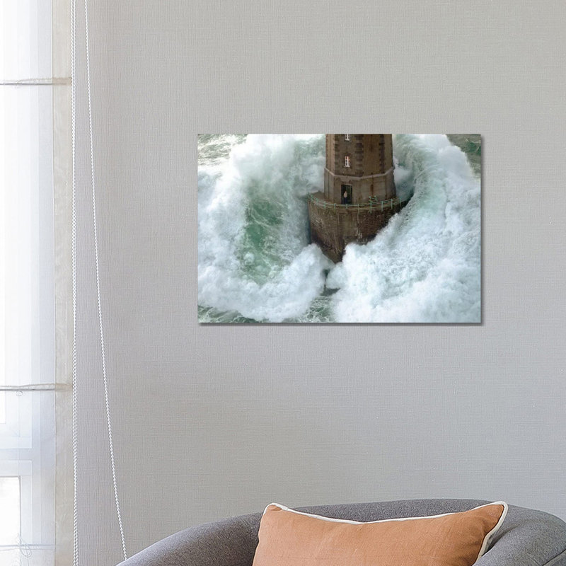 Phares Dans La Tempête – La Jument- Gallery-Wrapped Canvas Giclée, 18" H x 26" W