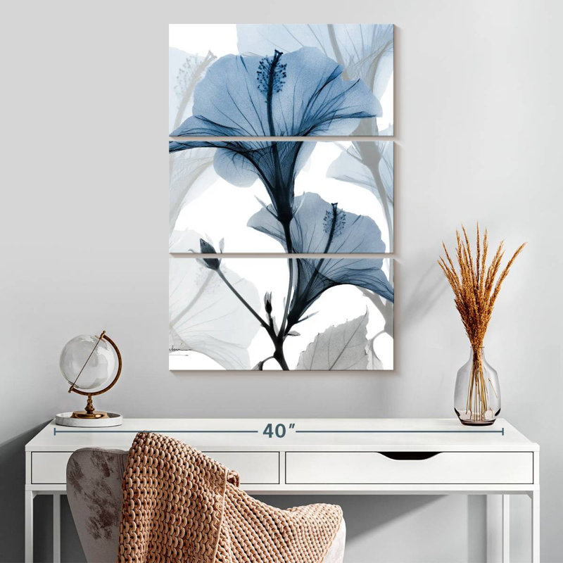 Harnek Steel Hibiscus, 32" H x 20" W
