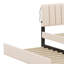 Lit plateforme tapissier avec lit gigogne-1666144428