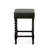 Elegant Black 24-Inch Counter Stool with Barley Twist Legs-340994549