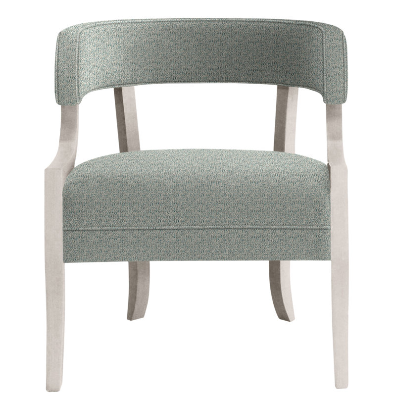 Thom Filicia Home 25"Otisco Chair, Dove Gray, Tuck Water