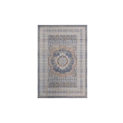 Collection 6X9 Medallion Non-Shedding Living Room Bedroom Dining Home Office Stylish And Stain Resistant Area Rug