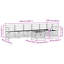  Sectional Sofa Set 7 Pcs Solid Acacia Wood Sets Garden Furniture Patio