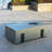 Rectangle Concrete Propane Smokeless Fire Pit Table with Hidden Fuel Tank
