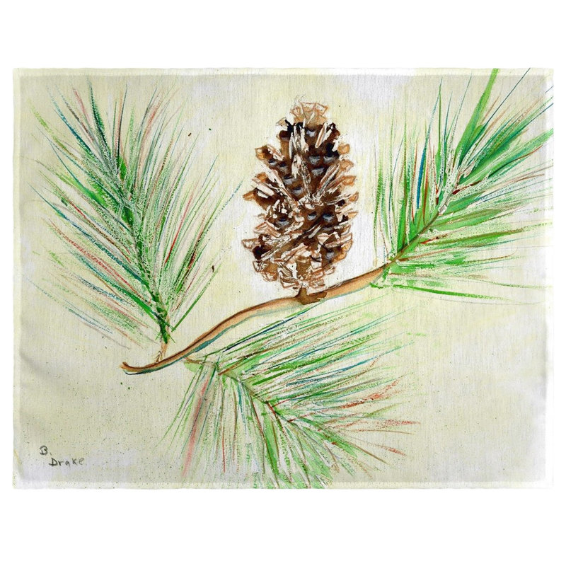 Heider Polyester No Pattern Rectangle Placemat