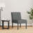 vidaXL Chair Accent Sofa Slipper Chair with Wood Legs for Living Room Fabric-1376637470
