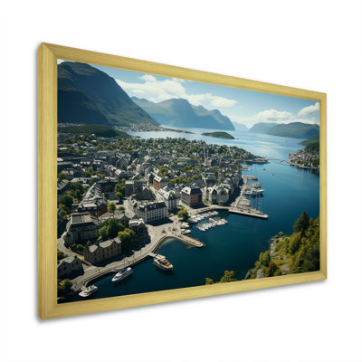 Allemagne, Alesund Essence, ville portuaire - Allemagne, art mural
