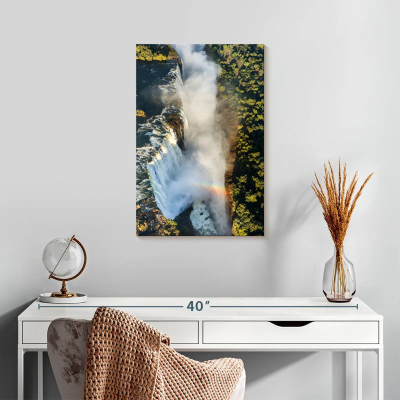 Alvord Victoria Falls Aerial View, 24" H x 16" W