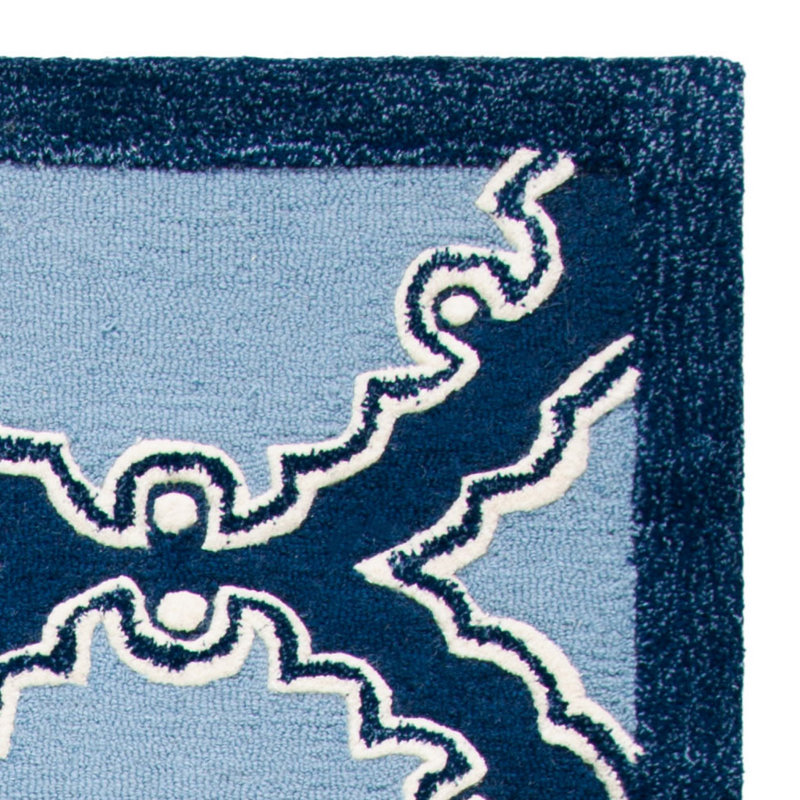 Mccullough Hand Tufted Wool Geometric Rug, Rectangle 2'6" x 4'